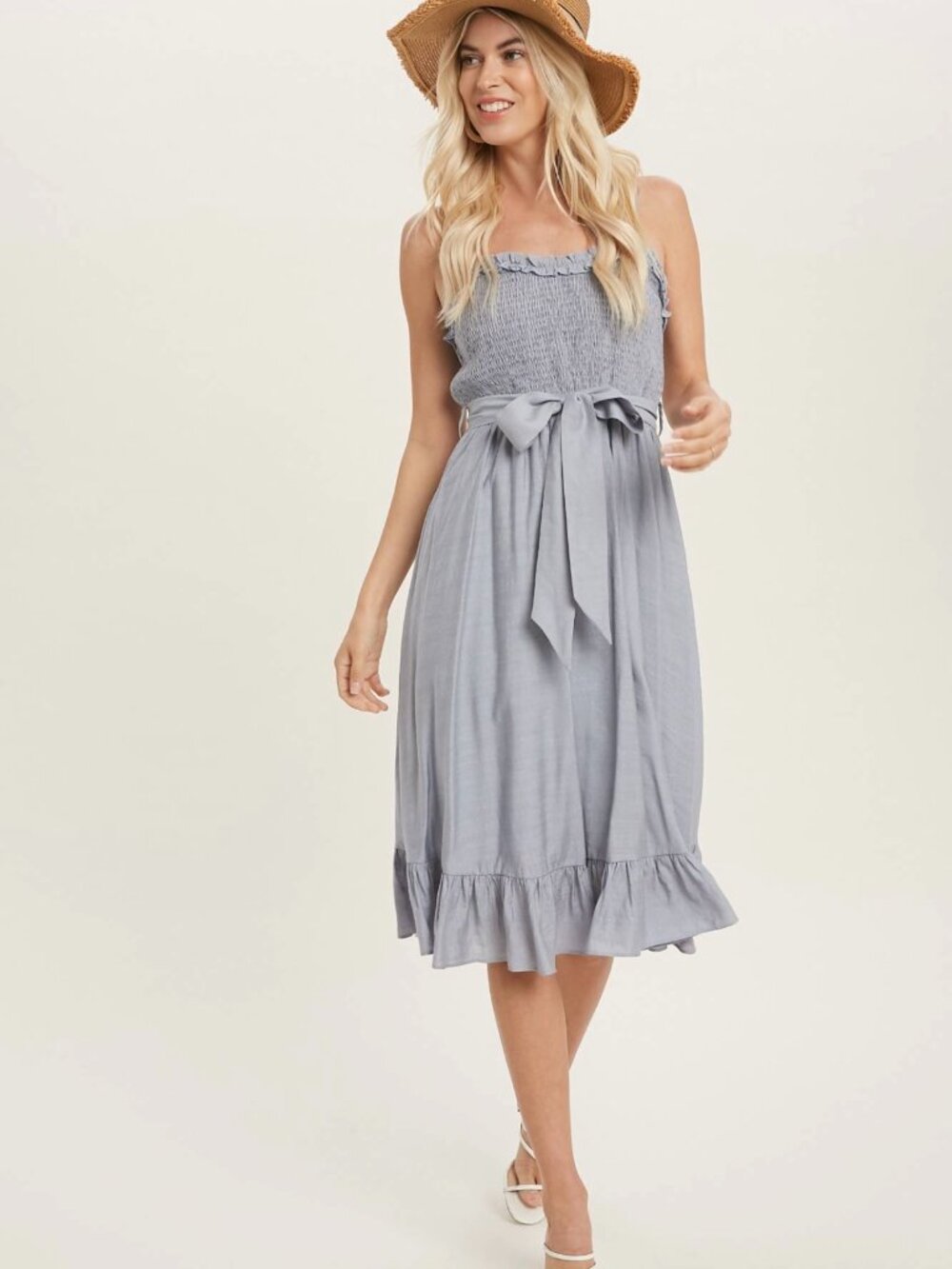 D15-Smocked Sweetheart Dress